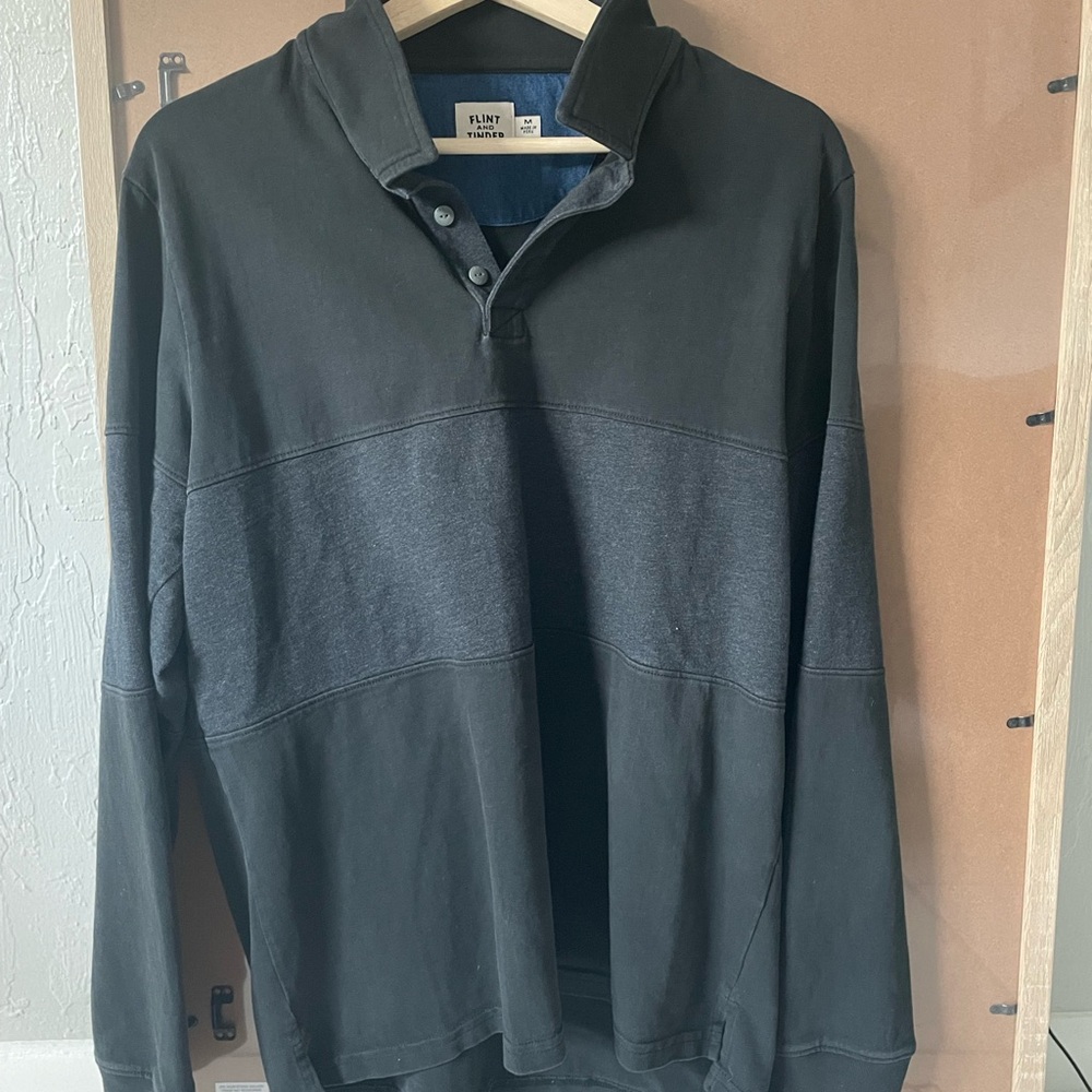Elway Men's Charcoal Pullover Sweater